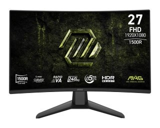 Monitor MAG 274CF X24 27cali LED FHD CURVE 240Hz Black