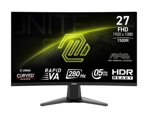 Monitor MAG 276CXF 27 cali LED FHD Zakrzywiony 280Hz Czarny