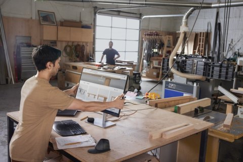 Klawiatura bezprzewodowa 960 Ergonomic czarna - 7E755AA#ABB