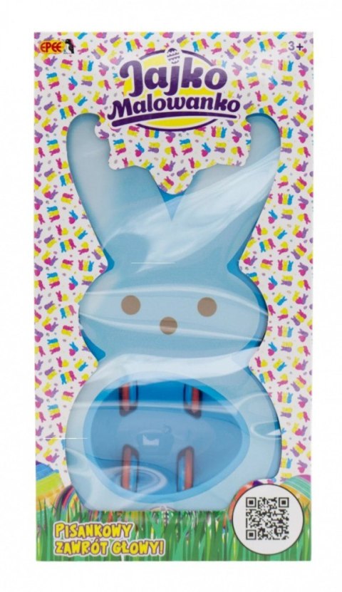 Zestaw kreatywny Jajko Malowanko Królik do malowania jajek niebieskie