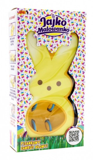 Zestaw kreatywny Jajko Malowanko Królik do malowania jajek żółty