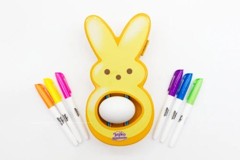 Zestaw kreatywny Jajko Malowanko Królik do malowania jajek żółty