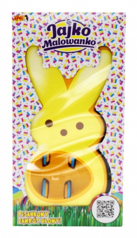 Zestaw kreatywny Jajko Malowanko Królik do malowania jajek żółty