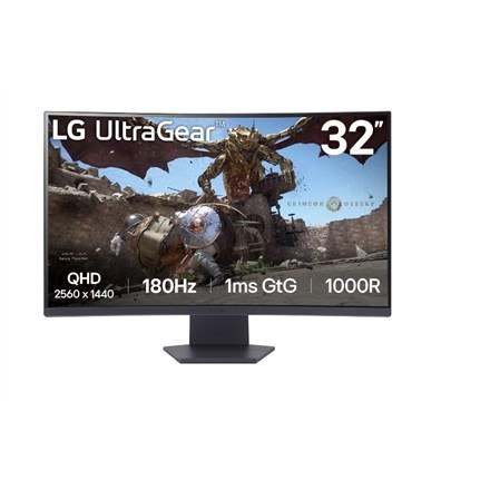 LG 32GS60QC-B monitor komputerowy 80 cm (31.5") 2560 x 1440 px Quad HD LCD Czarny
