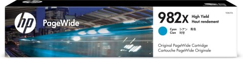 HP Oryginalny błękitny wkład atramentowy 982X PageWide o dużej pojemności