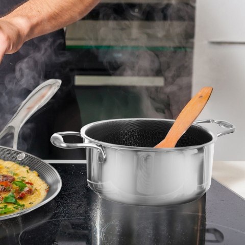 Garnek Stalowy 7 L ORION COOKCELL HYBRYD 26 cm Indukcja Piekarnik