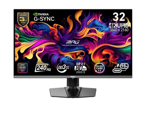 Monitor MPG 322URX QD-OLED 31 5 LED FLAT 240Hz Czarny