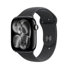 Apple Watch Series 11Â GPS + Cellular 46mm Space Grey Aluminium Case with Black Sport Band - S/M