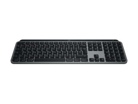 Logitech Master MX Keys S for Mac klawiatura Biuro RF Wireless + Bluetooth QWERTY Amerykański międzynarodowy Aluminium, Biały
