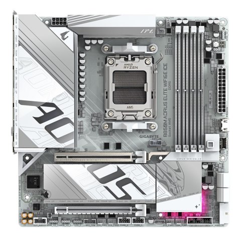 Płyta główna GIGA B850M AORUS ELITE WF6E ICE AM5 DDR5 µATX