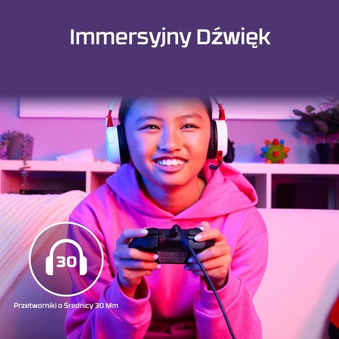 HyperX Cloud Mini - bezprzewodowy zestaw słuchawkowy dla graczy (biały)
