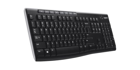 Klawiatura Logitech K270 (bezprzewodowa czarny USB) US