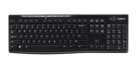 Klawiatura Logitech K270 (bezprzewodowa czarny USB) US