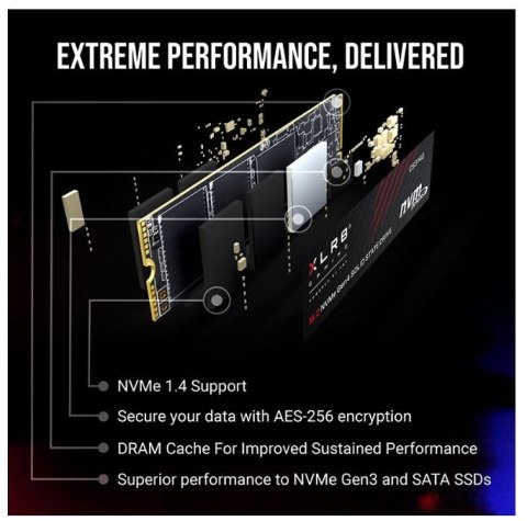Dysk SSD 4TB M 2 2280 CS3140 M280CS3140-4TB-RB