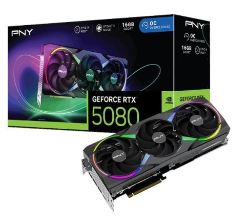 Karta graficzna GeForce RTX 5080 OC ARGB 3F 16GB 256-bit 960GB s