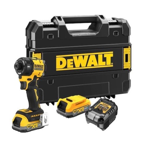 DeWALT DCF870E2T-QW klucz zasilany 1/4" 3000 RPM 56 N·m Czarny, Żółty 500 W 18 V
