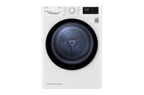 LG RH80V3AV6N suszarki do prania Wolnostojący Od przodu 8 kg A++ Biały