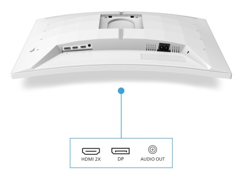 Philips Evnia 5000 27M2C5501/00 monitor komputerowy 68,6 cm (27") 2560 x 1440 px Quad HD LCD Biały