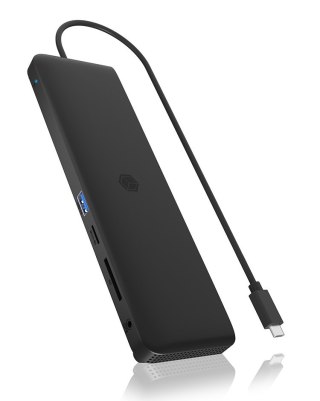 Stacja dokująca IcyBox USB Type-C mit dreifach Videoausgabe