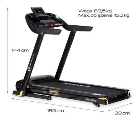 Bieżnia elektryczna HMS BE5856 1-18 km/h