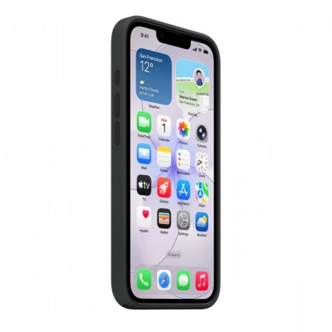 Etui silikonowe z MagSafe do iPhonea 17e - czarne