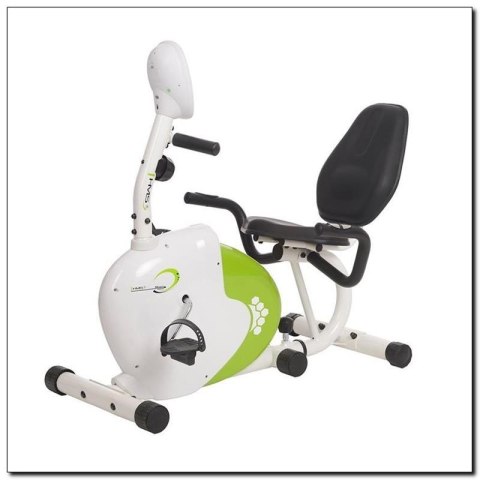 Rower magnetyczny poziomy biało-zielony HMS R9259*