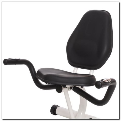 Rower magnetyczny poziomy biało-zielony HMS R9259*