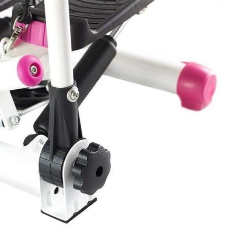Stepper skośny różowy z ruchomymi ramionami i linkami HMS S3085
