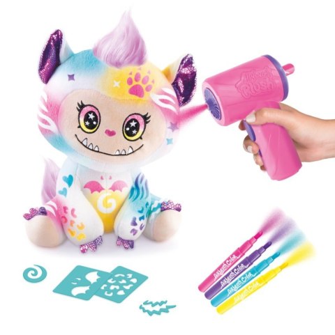 Projekt Plusz - Bubuś Słodki Stworek - Kreatywny zestaw z elektronicznym aerografem