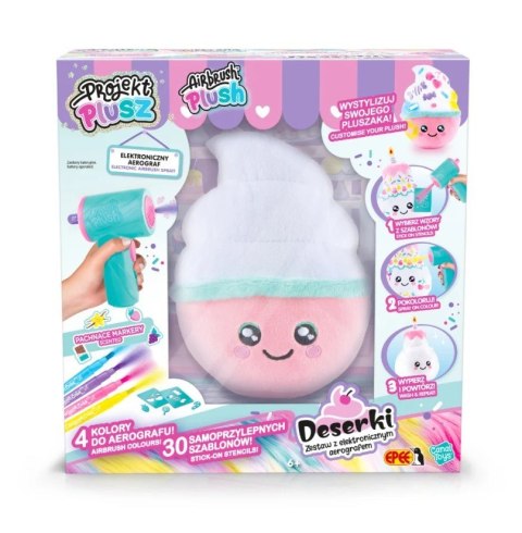 Projekt Plusz Deserki - Kreatywny zestaw z elektronicznym aerografem  Słodka Babeczka