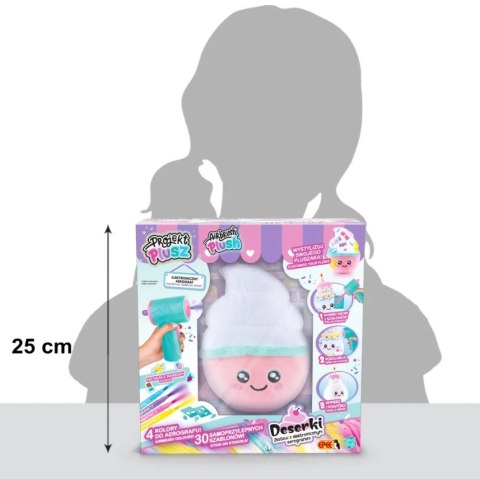 Projekt Plusz Deserki - Kreatywny zestaw z elektronicznym aerografem  Słodka Babeczka