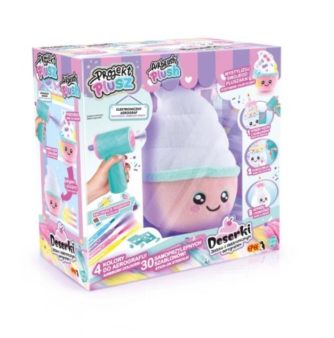 Projekt Plusz Deserki - Kreatywny zestaw z elektronicznym aerografem  Słodka Babeczka