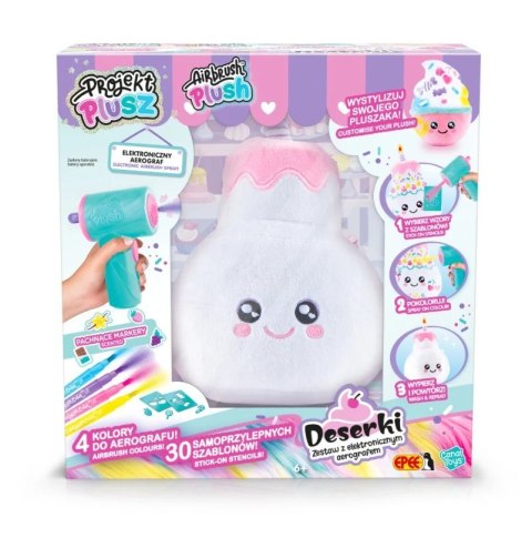 Projekt Plusz Deserki - Kreatywny zestaw z elektronicznym aerografem  Urodzinowy Torcik