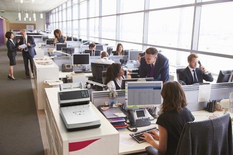 Ricoh fi-8270 ADF+Ręczny skaner pobierający 600 x 600 DPI A4 Czarny, Szary