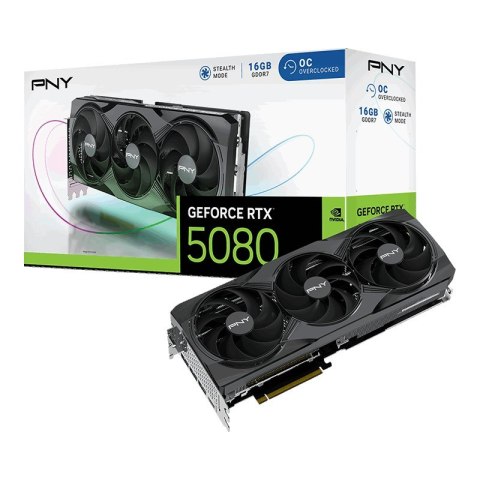 Karta graf. PNY RTX 5080 Triple Fan OC 16 GB