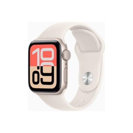 Apple Watch SE (3nd generation) OLED 40 mm Cyfrowy 324 x 394 px Ekran dotykowy Beżowy Wi-Fi GPS