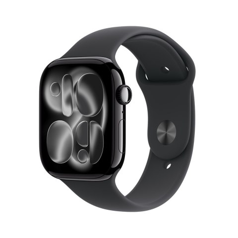 Apple Watch Series 11 OLED 46 mm Cyfrowy 416 x 496 px Ekran dotykowy Czarny Wi-Fi GPS