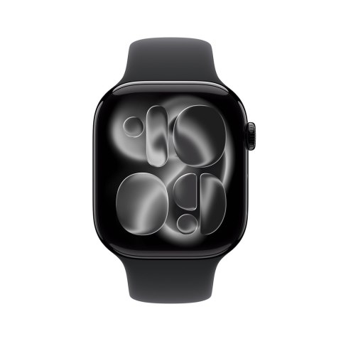 Apple Watch Series 11 OLED 46 mm Cyfrowy 416 x 496 px Ekran dotykowy Czarny Wi-Fi GPS