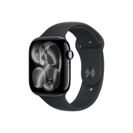 Apple Watch Series 11 OLED 46 mm Cyfrowy 416 x 496 px Ekran dotykowy Czarny Wi-Fi GPS