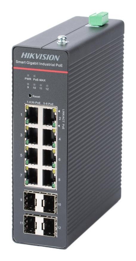 Switch Hikvision DS-3T1512HP-SI-8P4FKIT(75W)