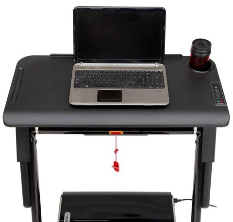 Bieżnia elektryczna z biurkiem czarna HMS Loop12 Multi