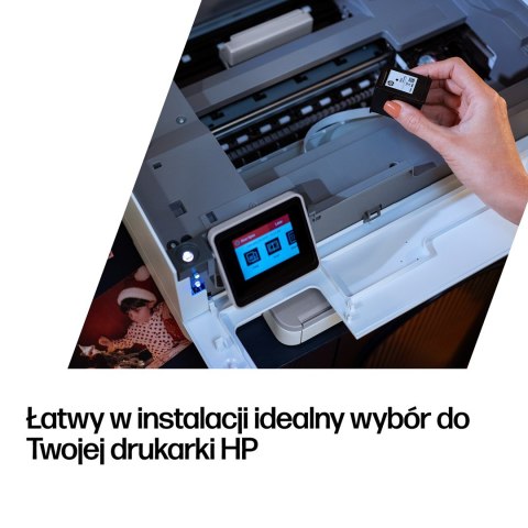 HP Podwójny zestaw trójkolorowych/czarnych tuszów 308