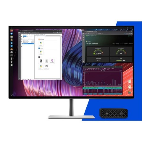 HP ZGX Nano G1n AI GB10 128 GB LPDDR5x-SDRAM 4 TB SSD Linux Mini PC Stanowisko AI Workstation, AI PC Czarny