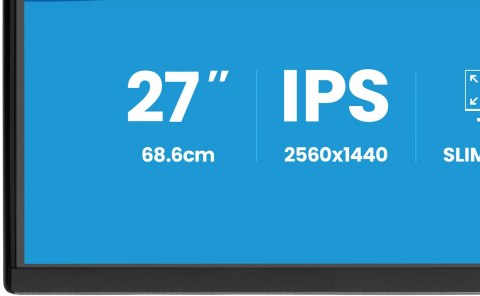 Iiyama ProLite XB2792QSU-B1 monitor komputerowy 68,6 cm (27") 2560 x 1440 px Quad HD LED Czarny