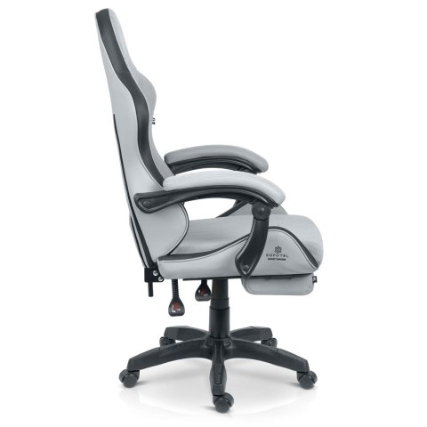 Fotel gamingowy obrotowy krzesło gracza podnóżek kubełkowy Lokar Sofotel