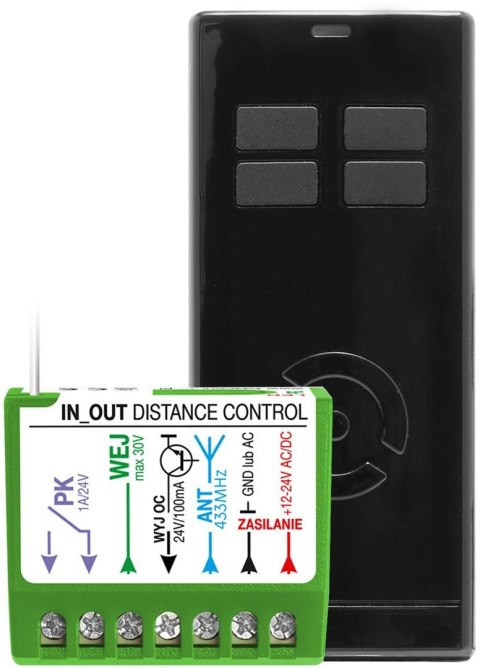 Zestaw Proxima IN-OUT Distance Control T4 CZARNY
