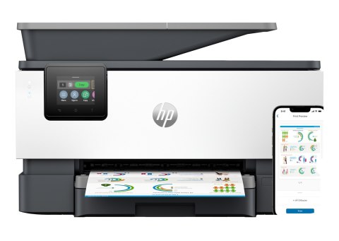 HP OfficeJet Pro 9120b Bezprzewodowe All-in-One W kolorze Drukarka, Drukowanie dwustronne; Kopiowanie, skanowanie