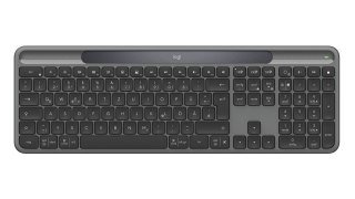 Logitech Signature Slim Solar+ K980 klawiatura Uniwersalne RF Wireless + Bluetooth QWERTZ Niemiecki Grafitowy