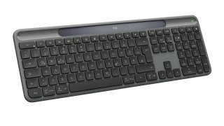Logitech Signature Slim Solar+ K980 klawiatura Uniwersalne RF Wireless + Bluetooth QWERTZ Niemiecki Grafitowy