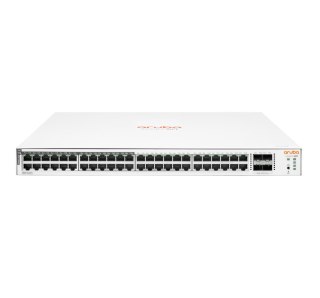 Przełącznik Aruba Instant On 1830 48G 24p Class4 PoE 4SFP 370W Zarządzany L2 Gigabit Ethernet (10/100/1000) Obsługa PoE 1U